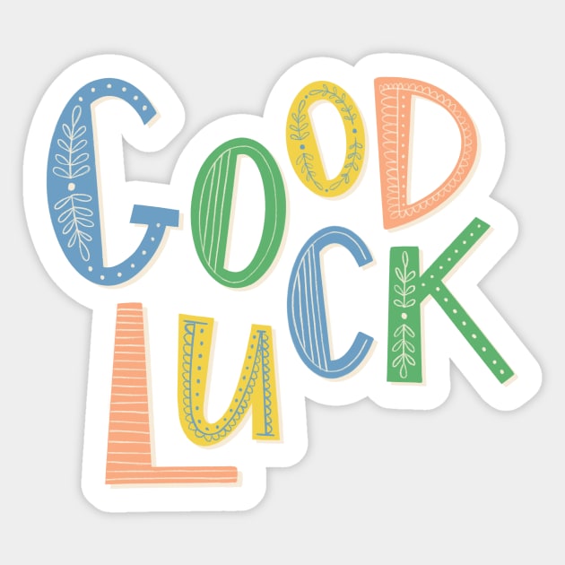 Good Luck Sticker by nataliaoro